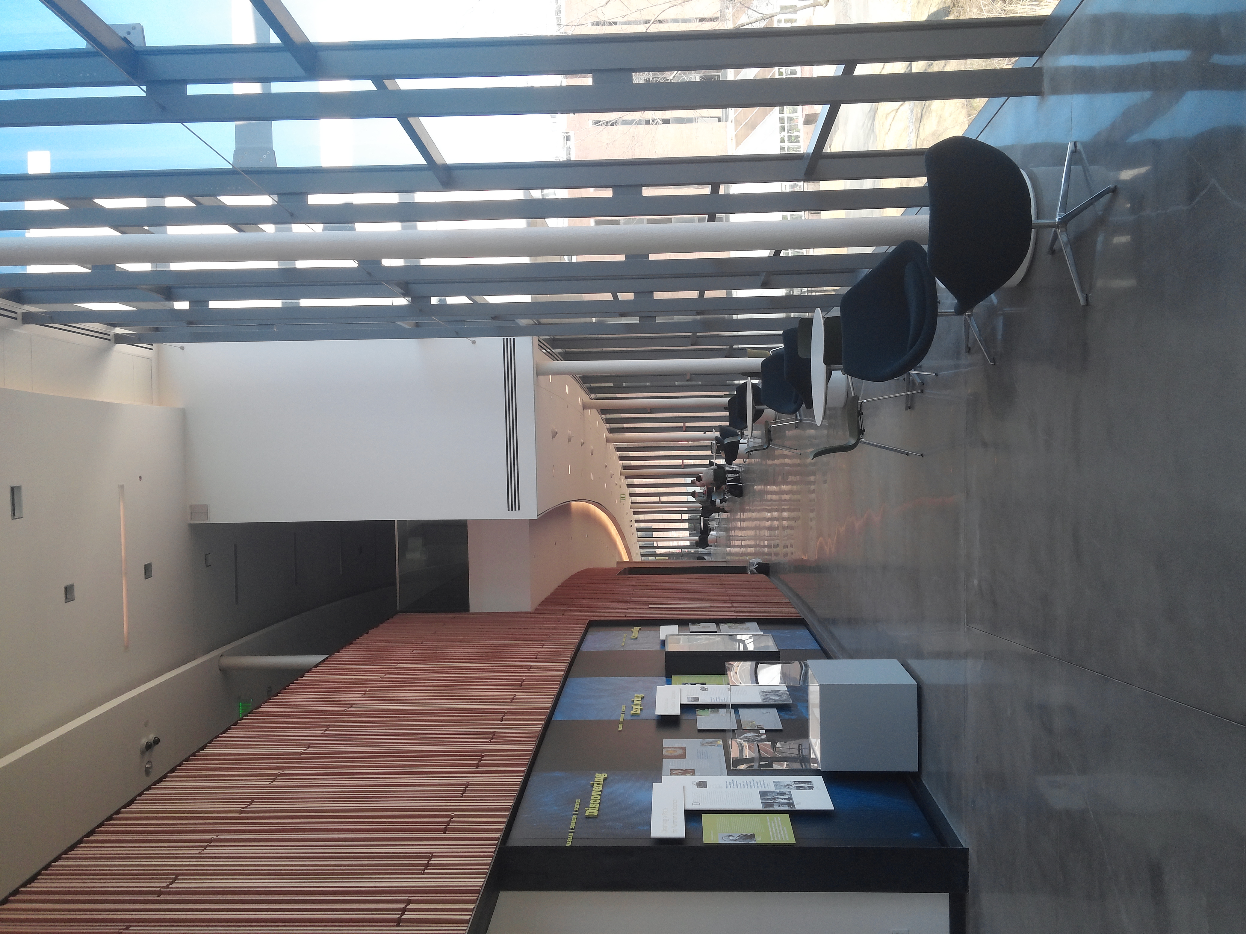 Bridge for Laboratory Sciences interior looking north, March 2016.jpg