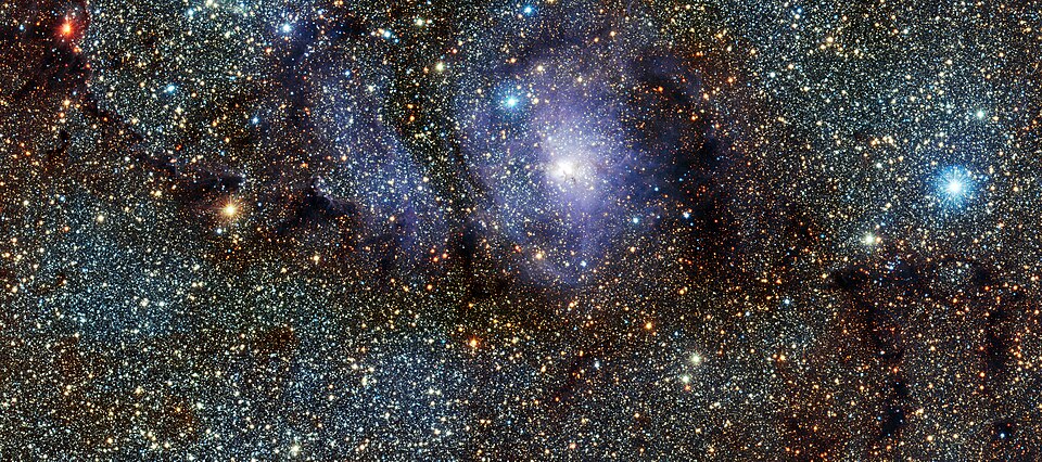 VISTA's infrared view of the Lagoon Nebula (Messier 8).jpg
